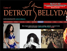 Tablet Screenshot of detroitbellydance.com